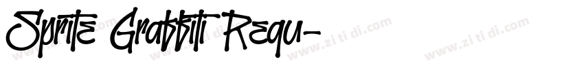 Sprite Graffiti Regu字体转换